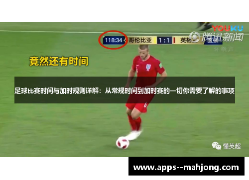 足球比赛时间与加时规则详解：从常规时间到加时赛的一切你需要了解的事项